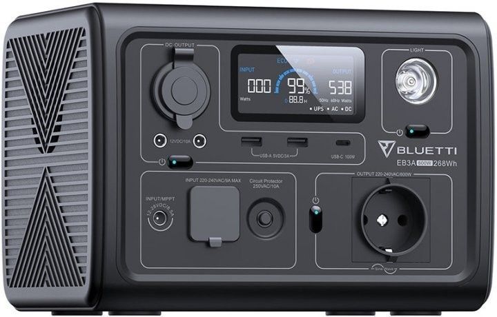Зарядная станция BLUETTI EB3A 600W 268Wh EU BL-EB3A-600W-268-EU фото