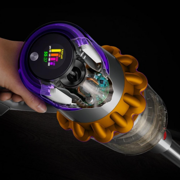 Пилосос Dyson V15 Detect Absolute 2023 Yellow/Nickel EU DY-V15-ABS23-YN-EU фото