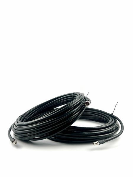 Коаксиальный кабель RG-8 N-Type-QMA 20 м КОМПЛЕКТ (с двух кабелей по 20 метров) 900101002 фото