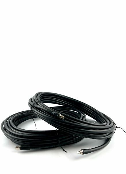 Коаксіальний кабель RG-8 QMA-Male-QMA-Female 20 м КОМПЛЕКТ (з двох кабелів по 20 метрів) 900101004 фото