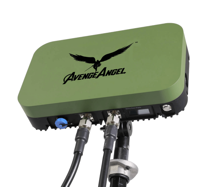 Комплект: виносна антена AvengeAngel Big Hulk plus 2.4G, 5.2G, 5.8G з коаксіальним кабелем RG-8 N-TYPE-QMA, 20м та зарядним пристроєм 7001107 фото